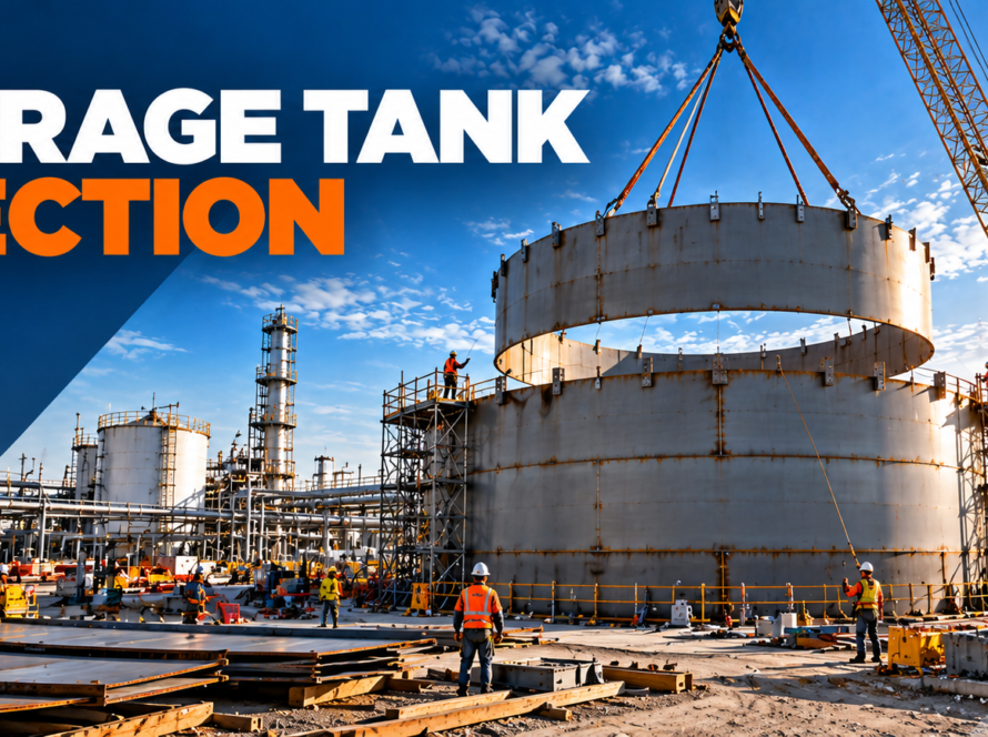 storage tank erection